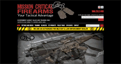 Desktop Screenshot of missioncriticalfirearms.com